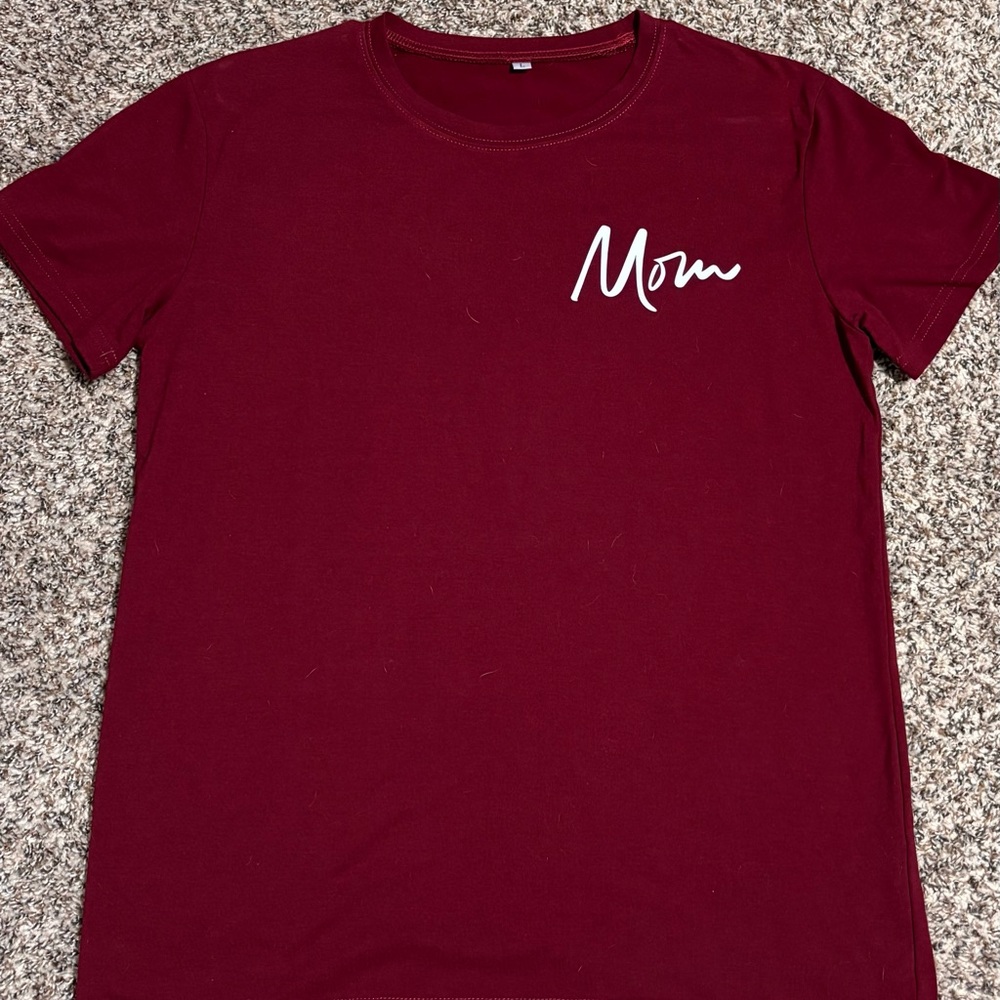 Custom Feisty Mom Tee. Fits Medium